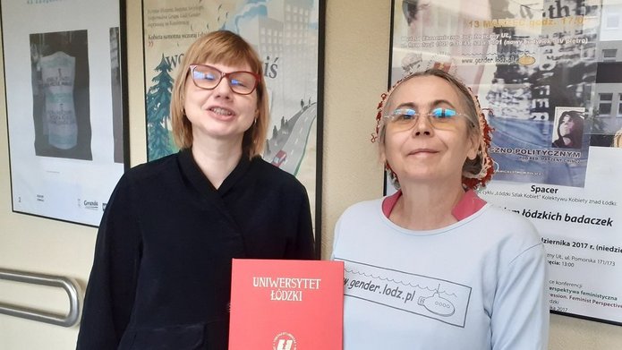 Na zdjęciu Inga Kuźma oraz Iza Desperak